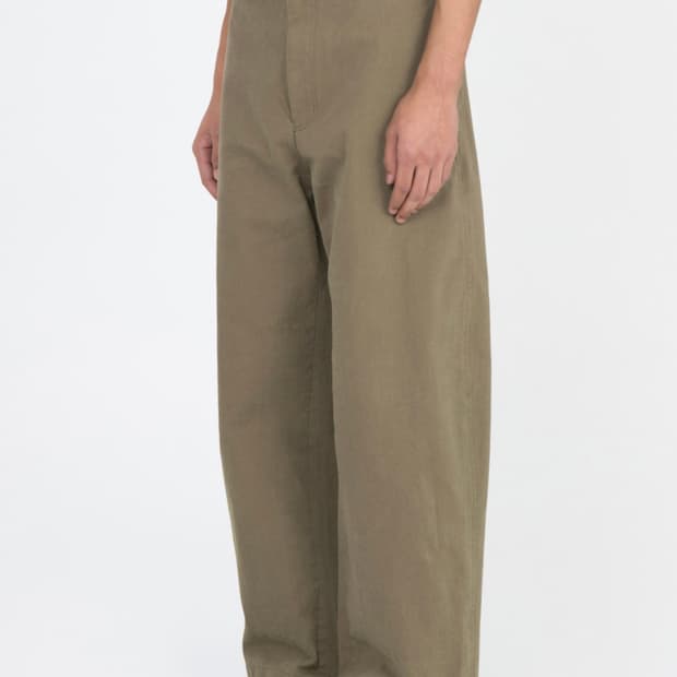 브라운야드 워시드필드팬츠 브라운