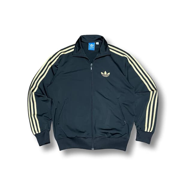 [L] 아디다스 블랙 골드 파이어버드 져지 트랙탑