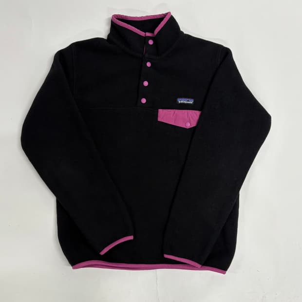 빈티지 파타고니아 신칠라스냅티 블랙/핑크 우먼즈S