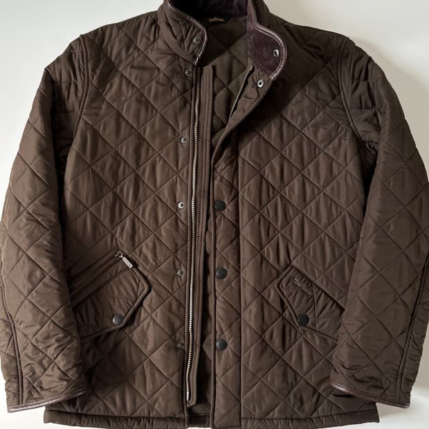 Barbour 바버 브라운컬러 퀼팅 자켓