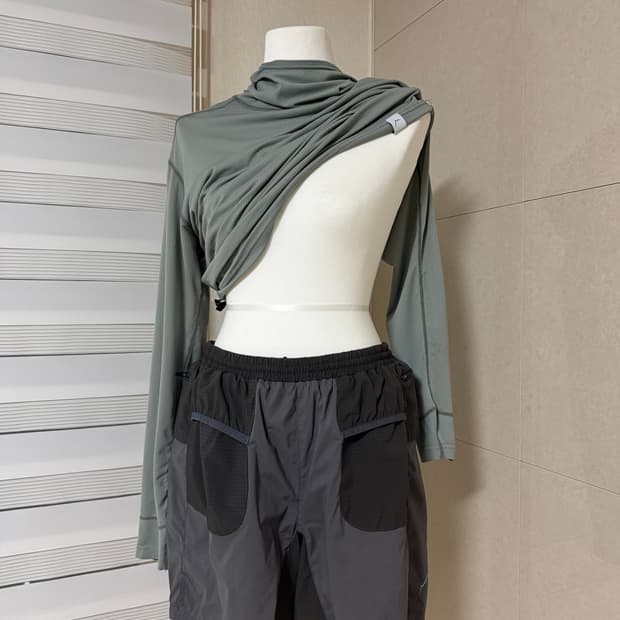 케일 cayl 라이트 트레일 쇼츠 반바지 그레이 S