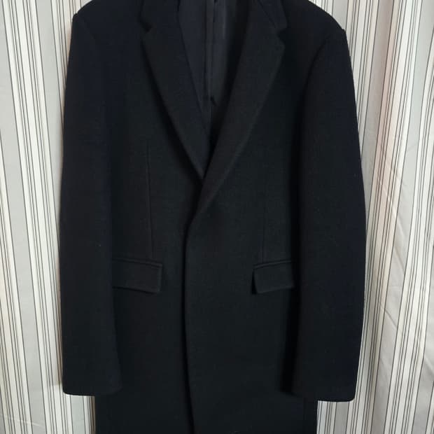 (100) 시스템  남성 울혼방 코트