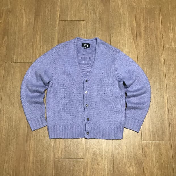 Stussy Brushed Cardigan Lavender