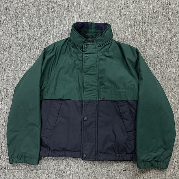 빈티지 리버시블 봄버 자켓 