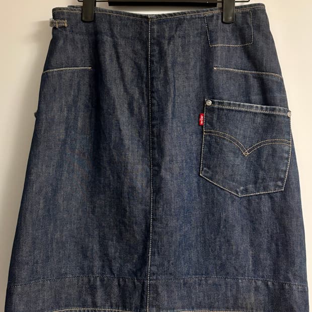 levis 리바이스 랩 미디 스커트 청치마