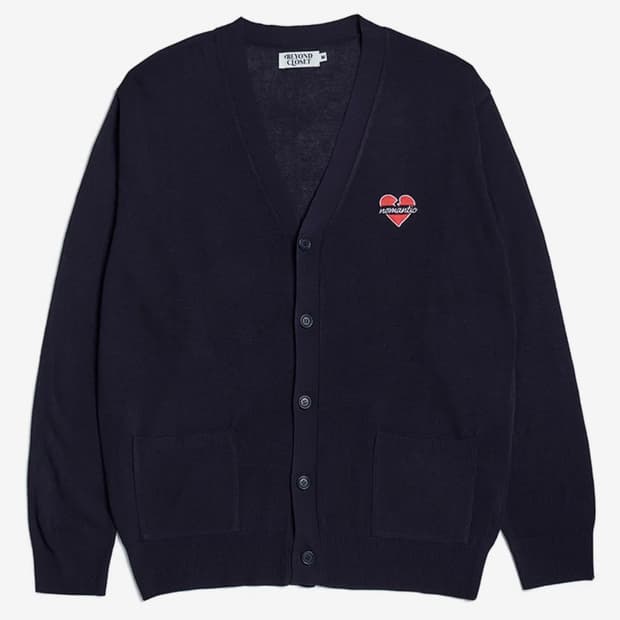 비욘드클로젯 네이비 여름 가디건