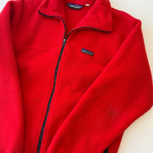 Patagonia 파타고니아 레드 집업 플리스