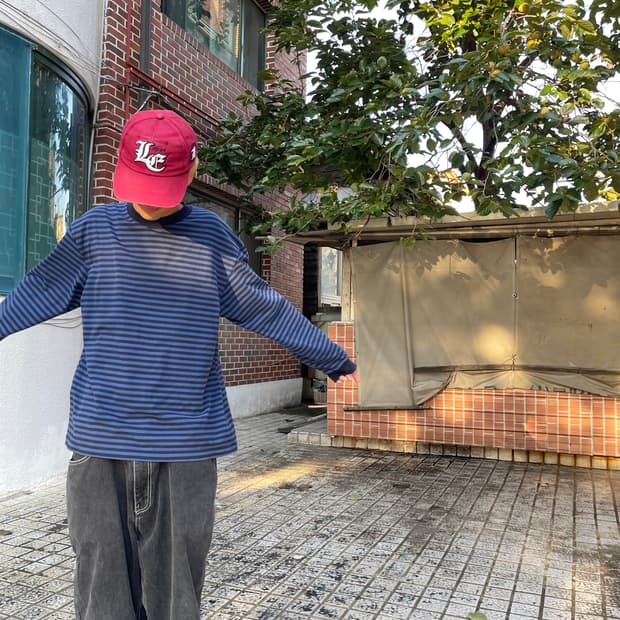 NYPD 버건디 캡