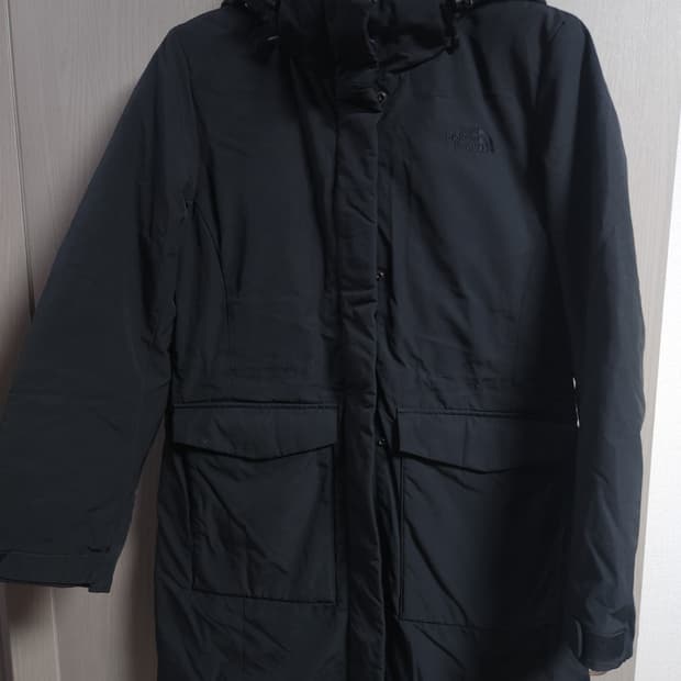 노스페이스 구스다운 롱패딩, M