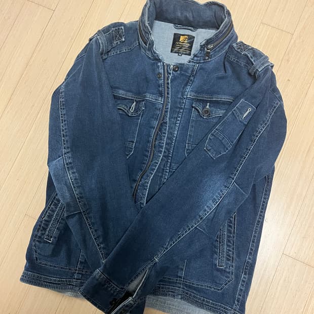 iz frontier 데님자켓