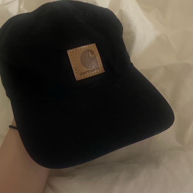 칼하트 캔버스 캡 블랙