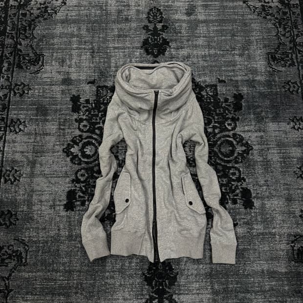 No id grey type bono sweat hoodie 