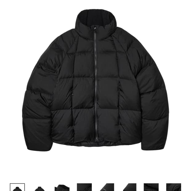 고요웨어 스너글 구스다운 패딩 공용 L 블랙 