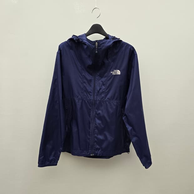 노스페이스 네이비 바람막이 후드 자켓