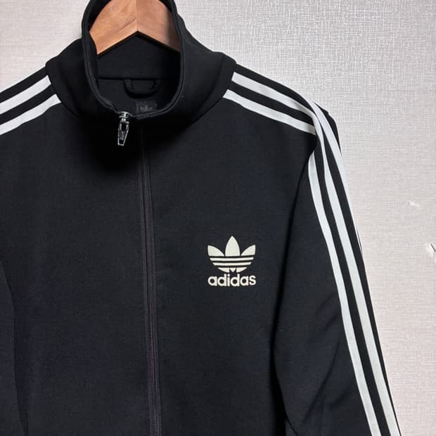 빈티지 아디다스 져지 블랙 L