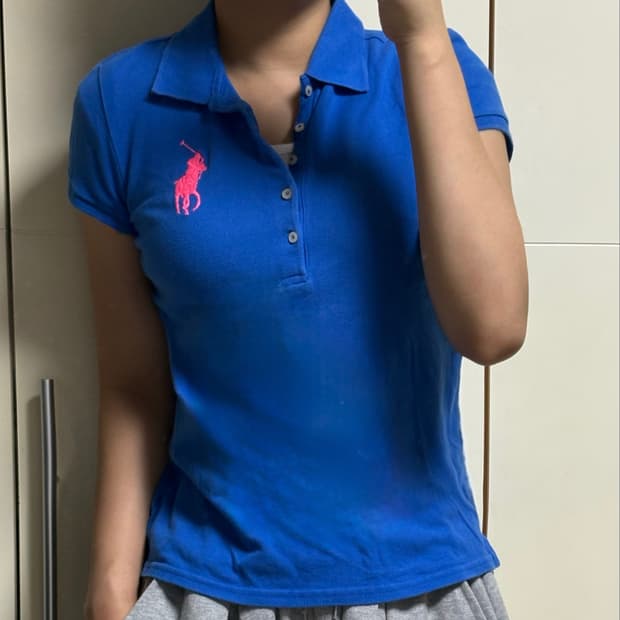 폴로 랄프로렌 빅포니 블루 카라티