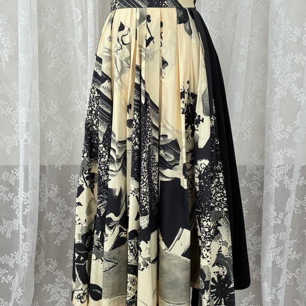 61-90) 한섬 타임 TIME 20년도 롱 플레어 스커트