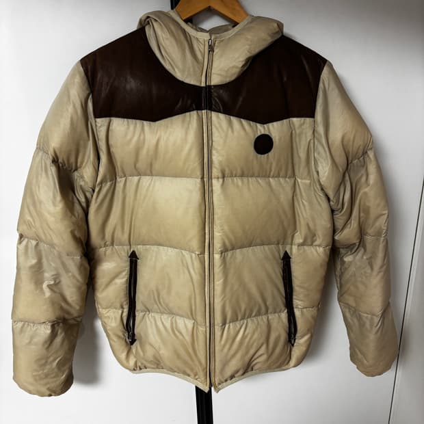 비즈빔 큐비즘 캥거루가죽 패딩자켓 M