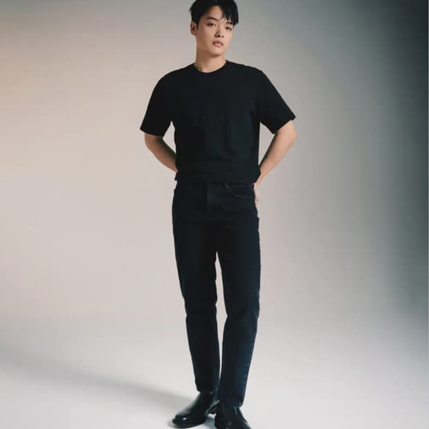 무신사 스탠다드 슬림 데님 팬츠 30