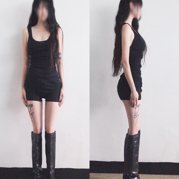 이자벨마랑 롱 슬리브리스 시스루 원피스