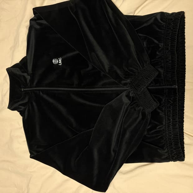 LMC 벨벳 벨루어 집업 자켓