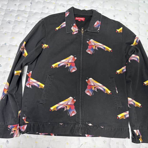 16ss 슈프림 x 알렉산드로 멘디니 글록 패턴 워크자켓