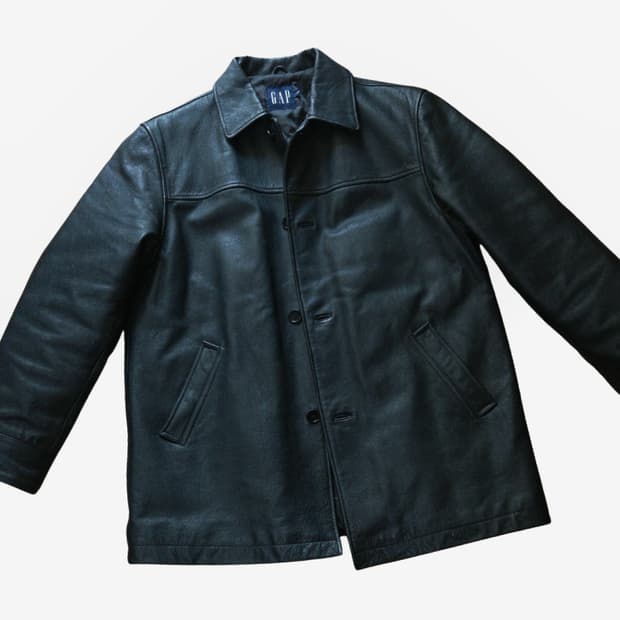 (M) 올드갭 레더 카코트 Old gap