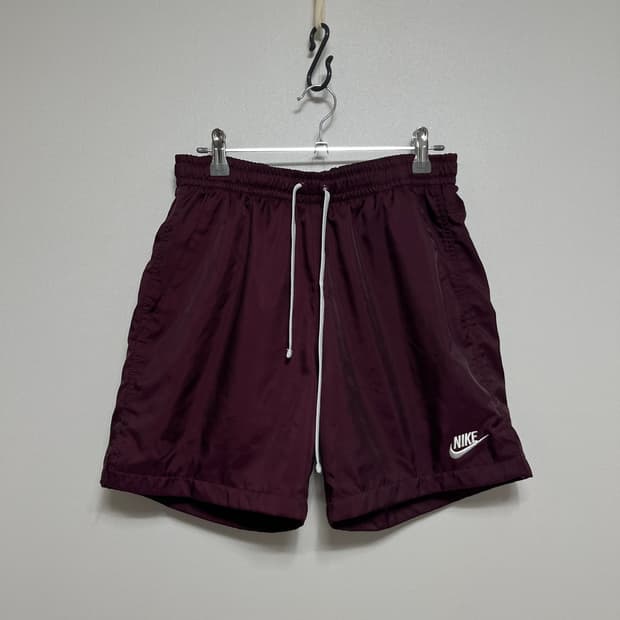 나이키 쇼츠 반바지 버건디 xs