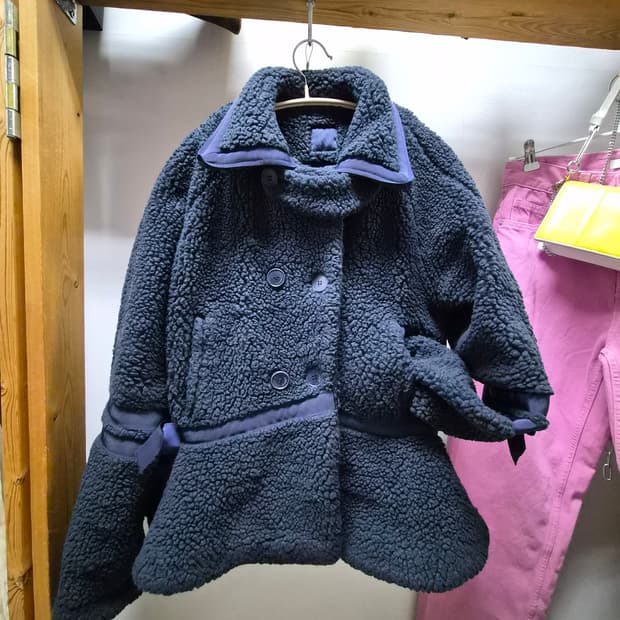 the studio k 러블리 페플럼 테디 자켓