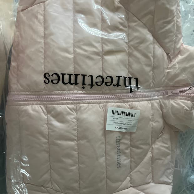 쓰리타임즈 bunny light down jacket 