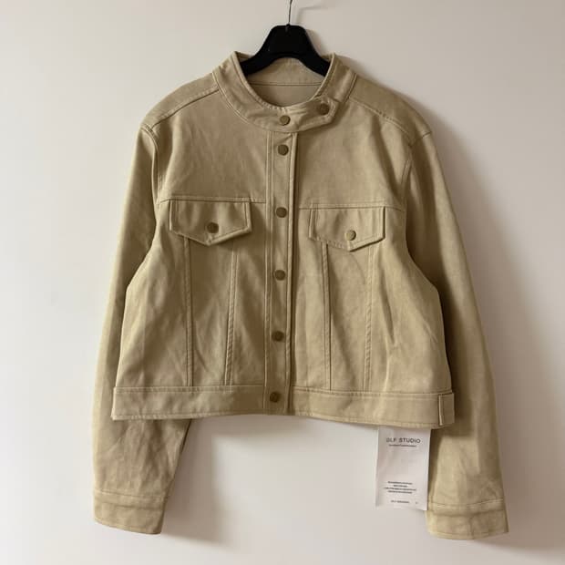 새상품 여자 스웨이드 자켓