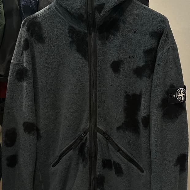스톤아일랜드 핸드 컬러링 후드 자켓 23fw XXL(110)