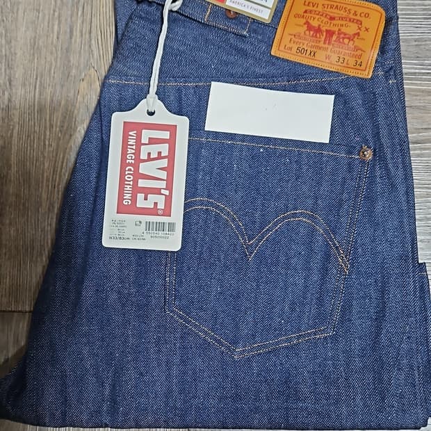 리바이스 LVC 1890 501 리지드 33x34