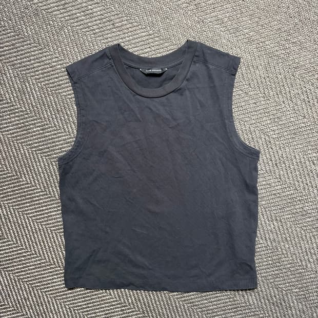 클럽모나코 블랙 민소매 티셔츠(S)