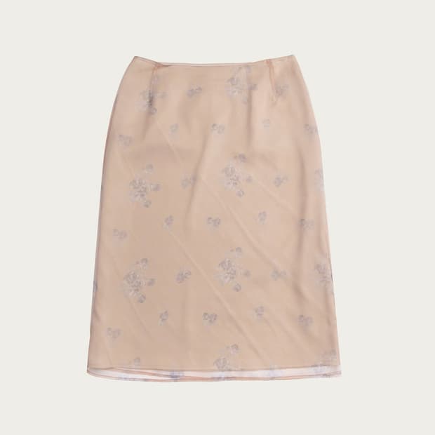 (새상품) 리본빛 Rosen Skirt - Peach