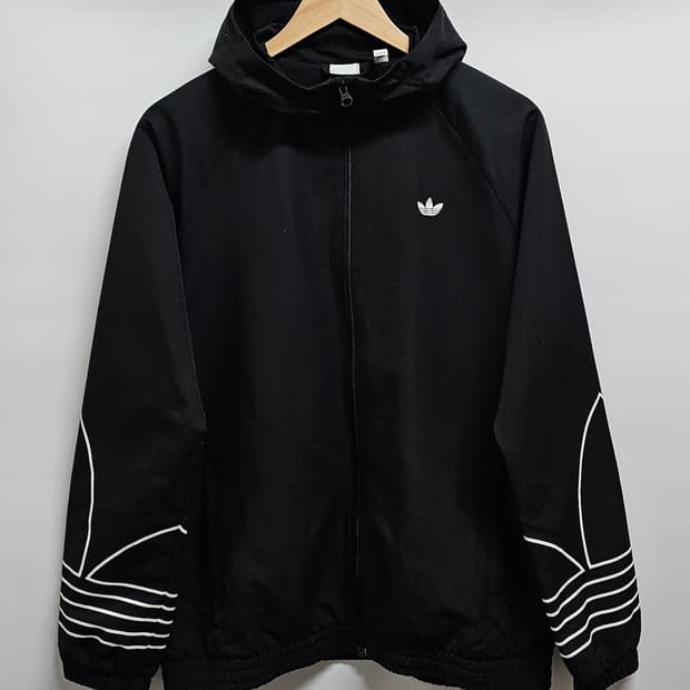 아디다스 바람막이 후드자켓 주니어160 여성 M