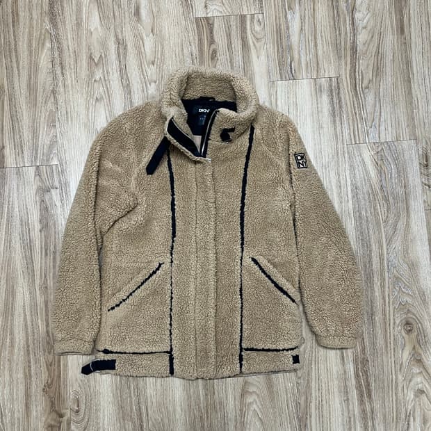 DKNY 무스탕 플리스 자켓