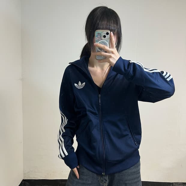 Adidas navy firebird jersey