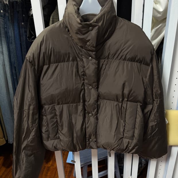 모노하 구스패딩 브라운