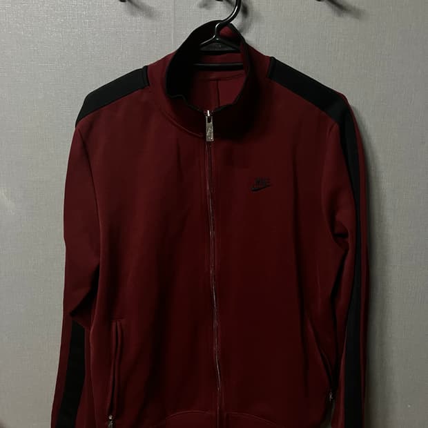 나이키 트랙탑/져지 버건디 L