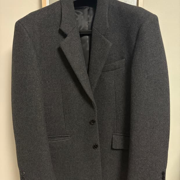 TNGT 해비 울 블레이저 그레이 105