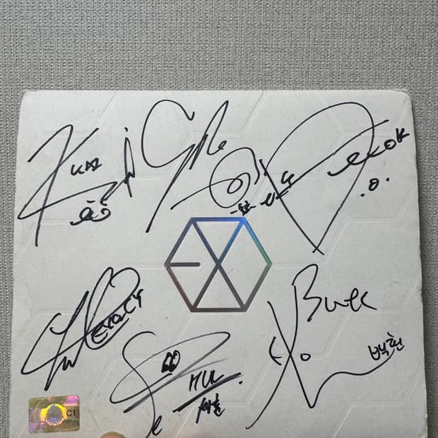 EXO 엑소 MAMA 친필싸인CD 