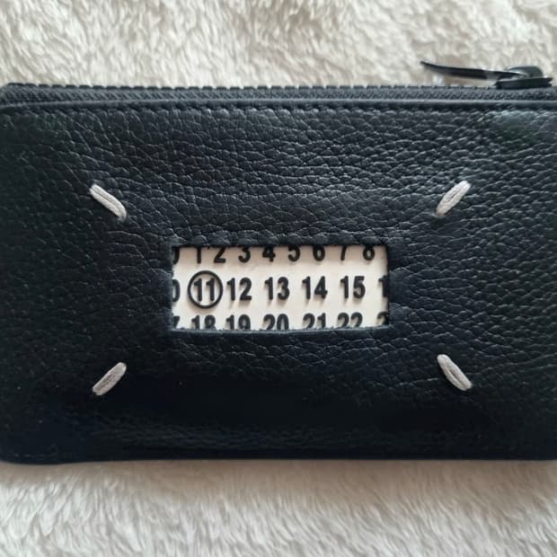 메종마르지엘라 블랙넘버링 카드지갑