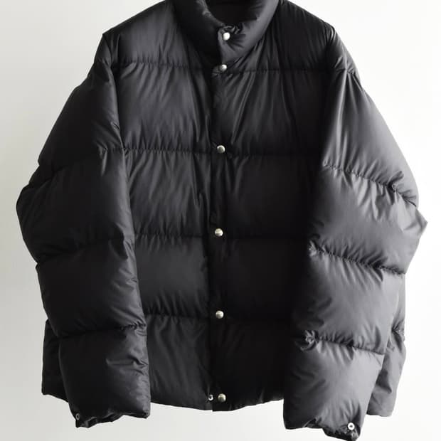 코모리 나일론 다운 자켓 블랙 3