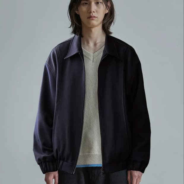 발루트 ballute 커브드카라 블루종 2사이즈 다크네이비 100-105