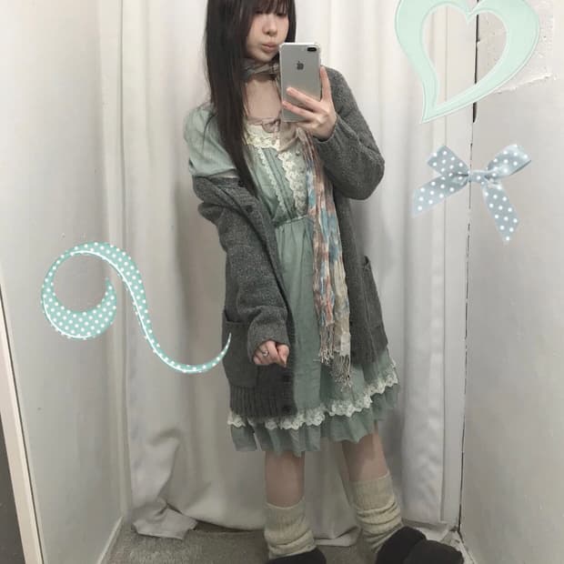 민트 소녀 코디 세트 🤍