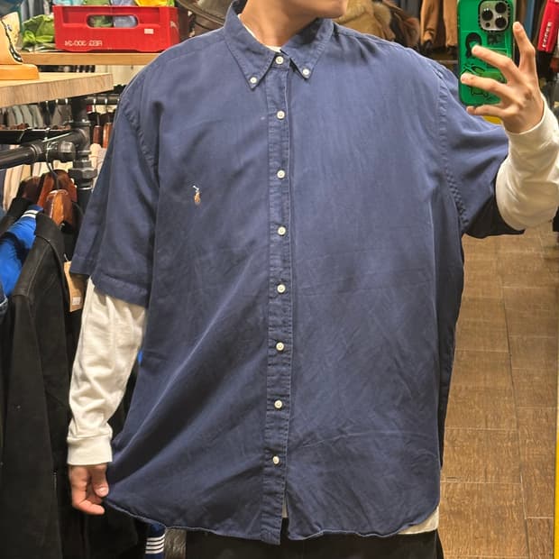 [HI] 폴로 랄프로렌 반팔셔츠 네이비