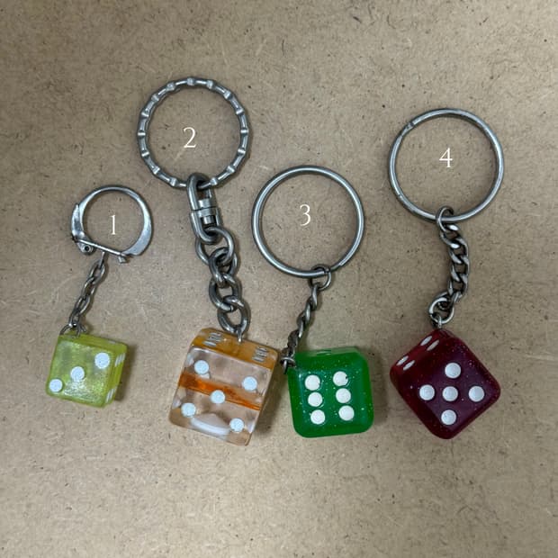 다이스 빈티지 키링