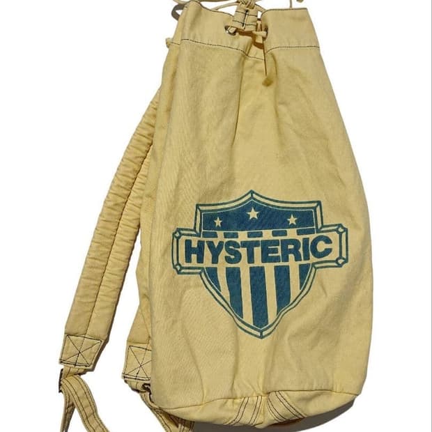 (착샷o) Hysteric Glamour 히스테릭글래머 더플백팩 옐로우