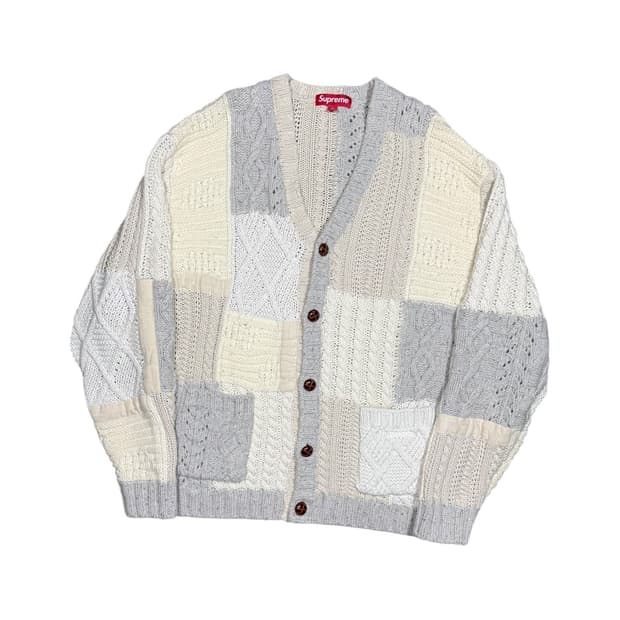 Supreme 슈프림 패치워크 가디건